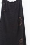 SWAYING 25 Early Spring Crochet Detail Skirt SW-SW25PS3B03-HEIHUI Gray and Black SW25PS3B03